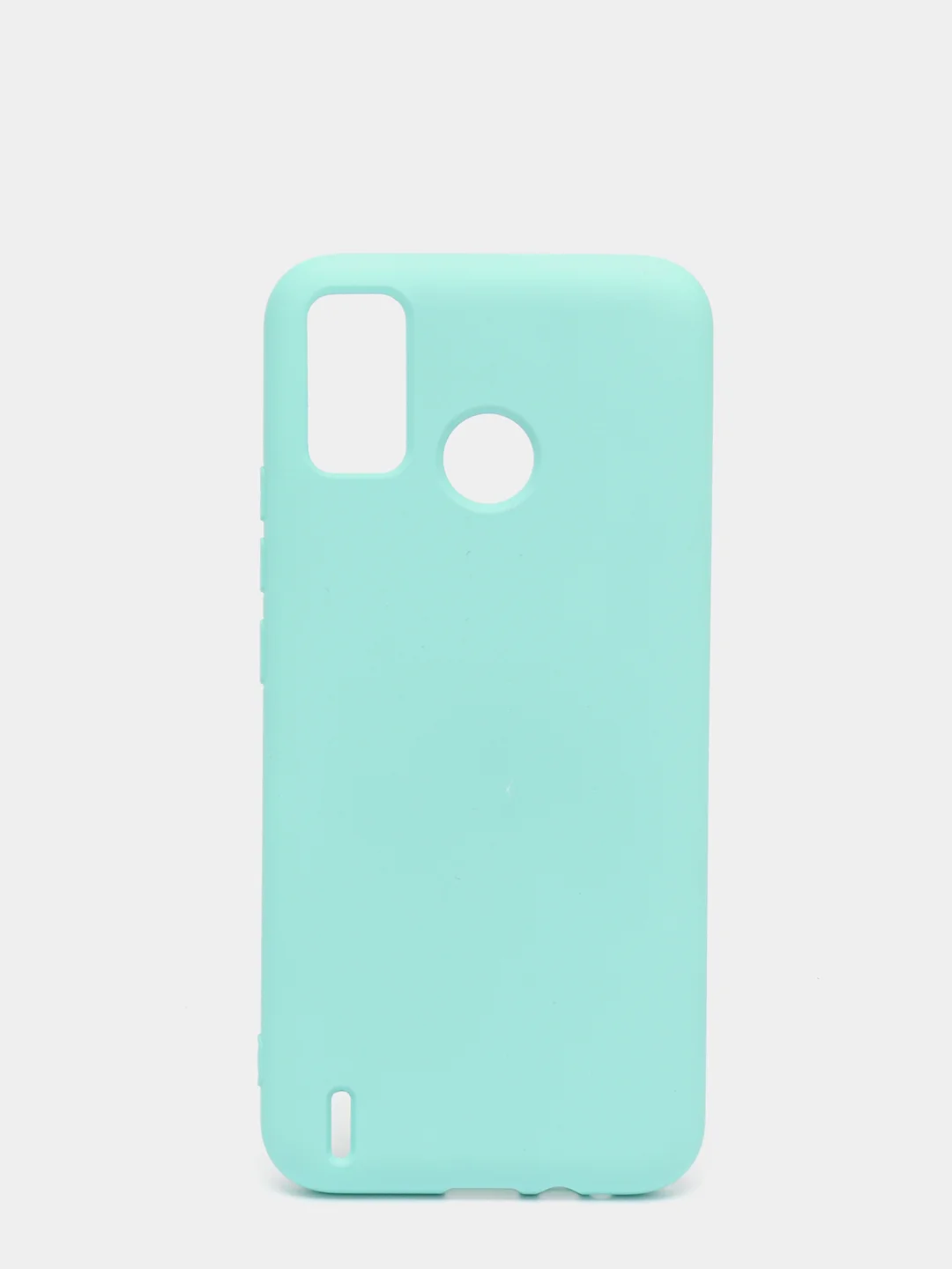 Бирюзовый чехол с бархатом внутри TECNO Spark 6 GO