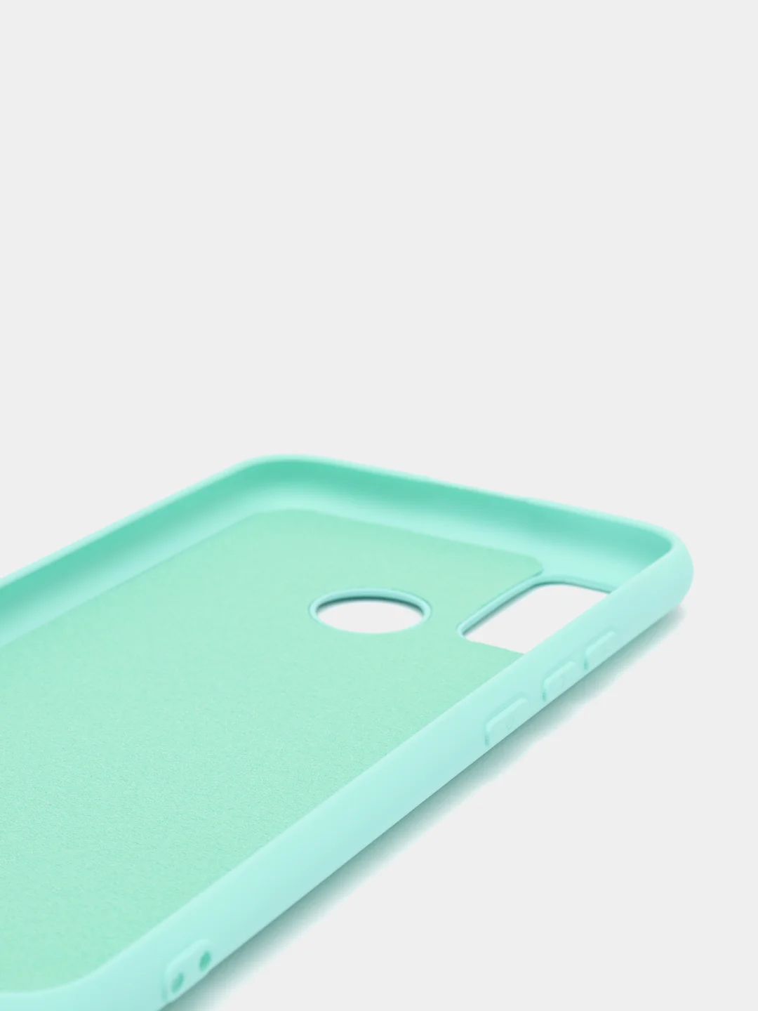 Бирюзовый чехол с бархатом внутри TECNO Spark 6 GO