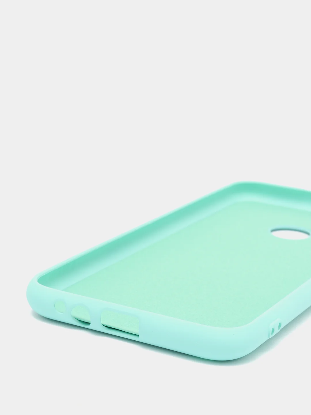 Бирюзовый чехол с бархатом внутри TECNO Spark 6 GO