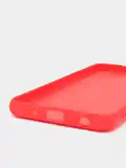 Красный чехол с защитой камеры и бархатом внутри TECNO POVA 2
