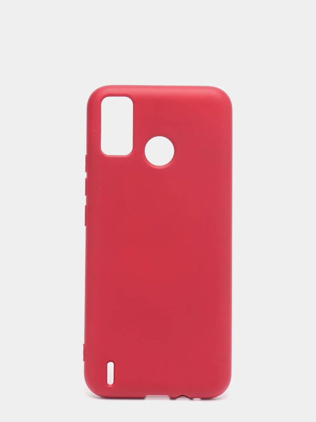 Бордовый чехол с бархатом внутри TECNO Spark 6 GO