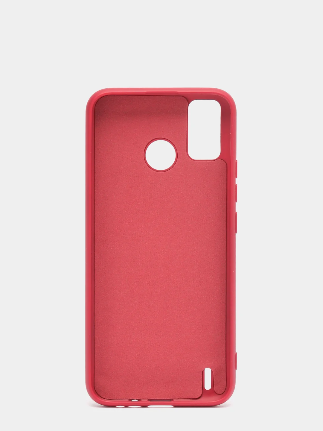 Бордовый чехол с бархатом внутри TECNO Spark 6 GO
