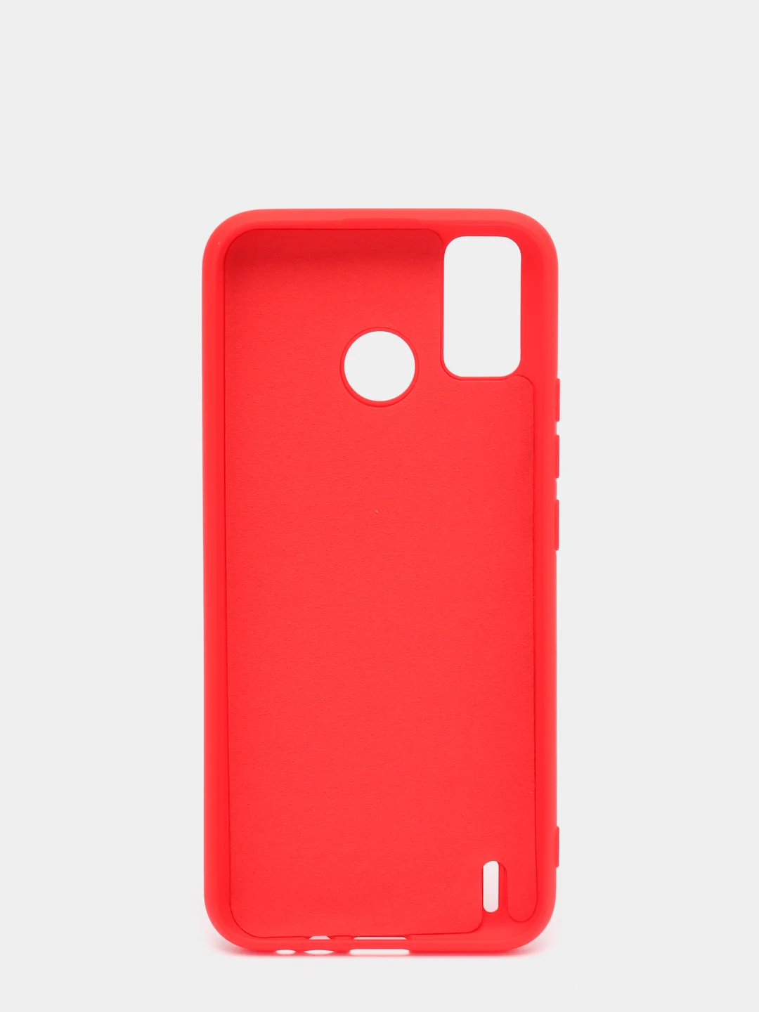 Коралловый чехол с бархатом внутри TECNO Spark 6 GO
