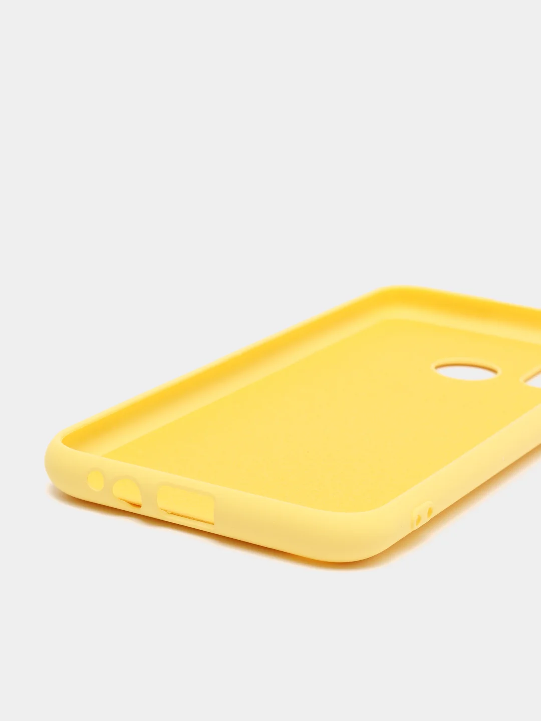 Желтый чехол с бархатом внутри TECNO Spark 6 GO