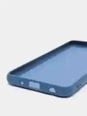 Темно-синий чехол с защитой камеры и бархатом внутри TECNO POVA 2