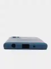 Темно-синий чехол с защитой камеры и бархатом внутри TECNO POVA 2