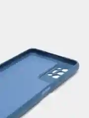 Темно-синий чехол с защитой камеры и бархатом внутри TECNO POVA 2