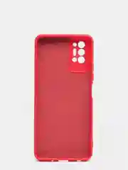 Бордовый чехол с защитой камеры и бархатом внутри TECNO POVA 2