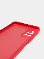 Бордовый чехол с защитой камеры и бархатом внутри TECNO POVA 2