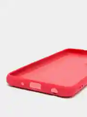 Бордовый чехол с защитой камеры и бархатом внутри TECNO POVA 2