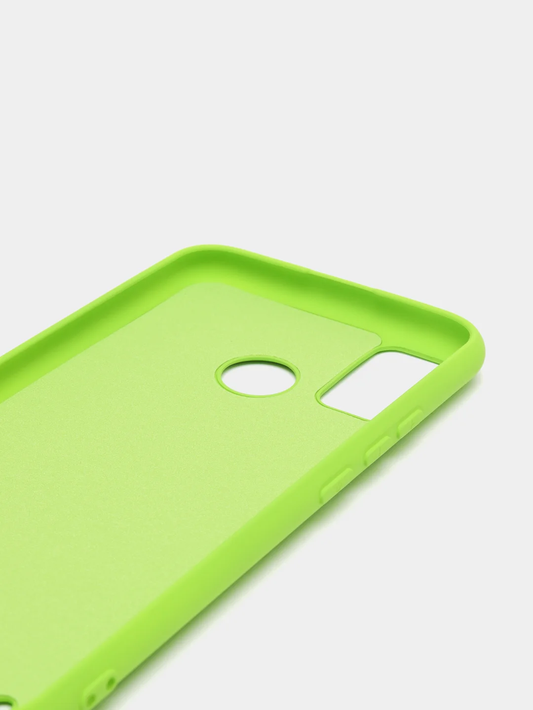 Салатовый чехол с бархатом внутри TECNO Spark 6 GO