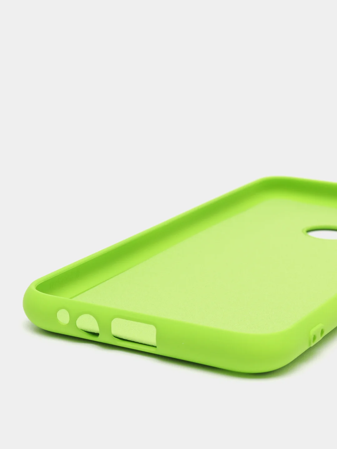 Салатовый чехол с бархатом внутри TECNO Spark 6 GO