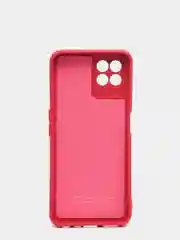 Бордовый чехол с защитой камеры и бархатом внутри Realme 8i