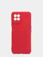 Бордовый чехол с защитой камеры и бархатом внутри Realme 8i