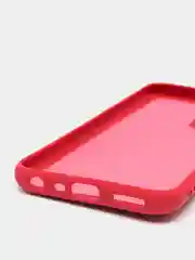 Бордовый чехол с защитой камеры и бархатом внутри Realme 8i