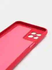 Бордовый чехол с защитой камеры и бархатом внутри Realme 8i