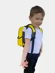 Желтый детский рюкзак "Машинки", 4 цвета