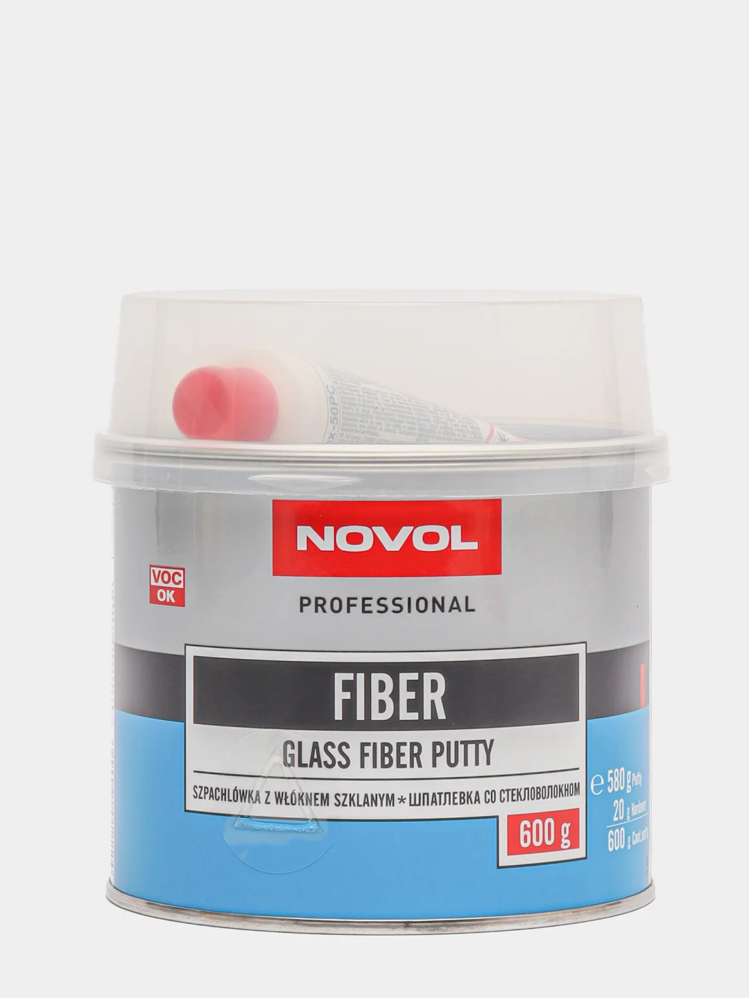 Шпатлевка автомобильная NOVOL "Fiber"(со стекловолокном)