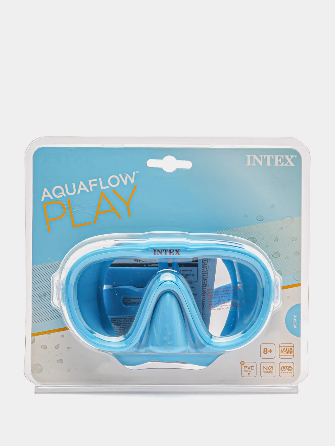 Синий маска для плаванья Intex