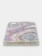 Коралловый меланж чехол Samsung Galaxy A01 Core, Самсунг Галакси А01 Кор силиконовый с мраморным рисунком