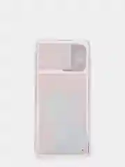 Красный чехол Samsung Galaxy A02 силиконовый переливающийся жидкий с блестками и защитой камеры