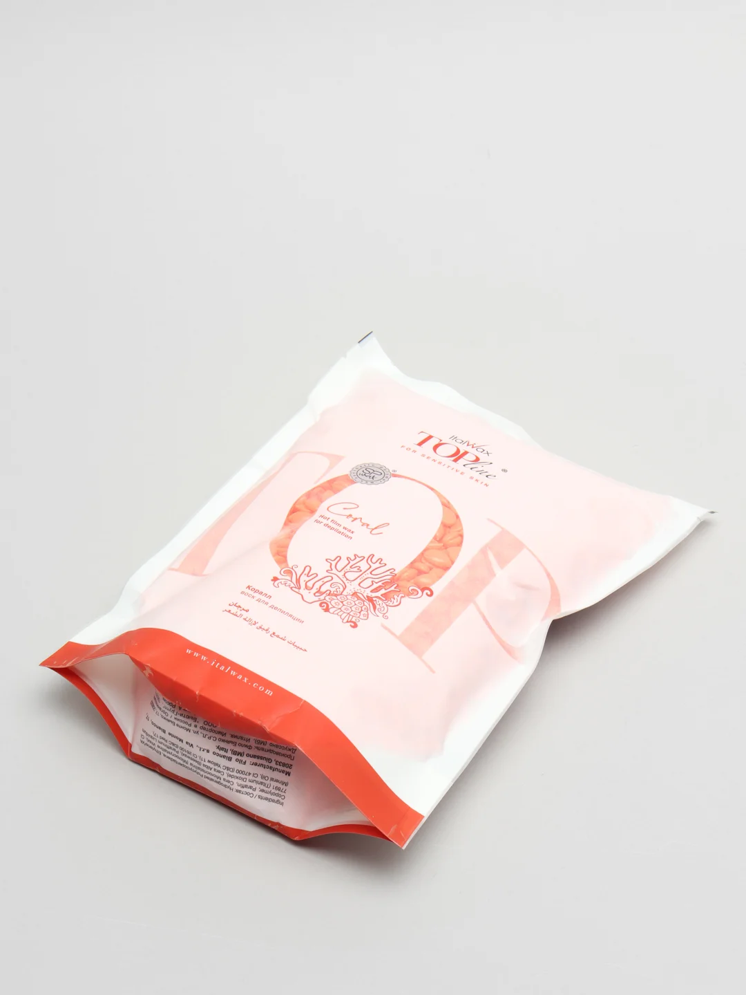 Полимерный воск для депиляции Italwax Top Line Coral, 750 грамм