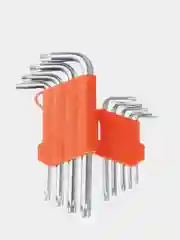 Набор ключей TORX-профиль 9 предметов, 75 х 3 мм - 170 х 9 мм