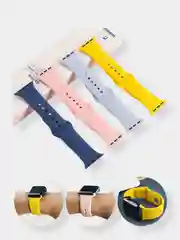 Силиконовые ремешки для Apple Watch 38/40/41 мм, 42/44/45 мм