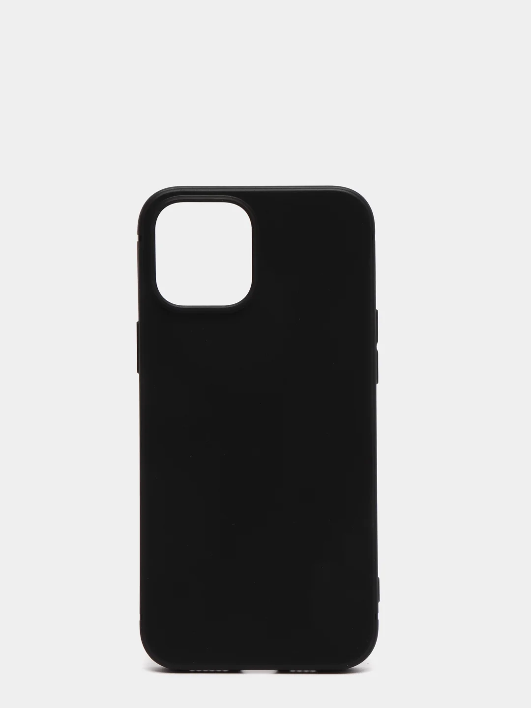 Черный черный матовый силиконовый чехол для iPhone 12 Pro Max
