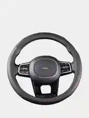 Оплетка на руль (чехол на руль) SKYWAY Modern-6 M Черная экокожа S01102053