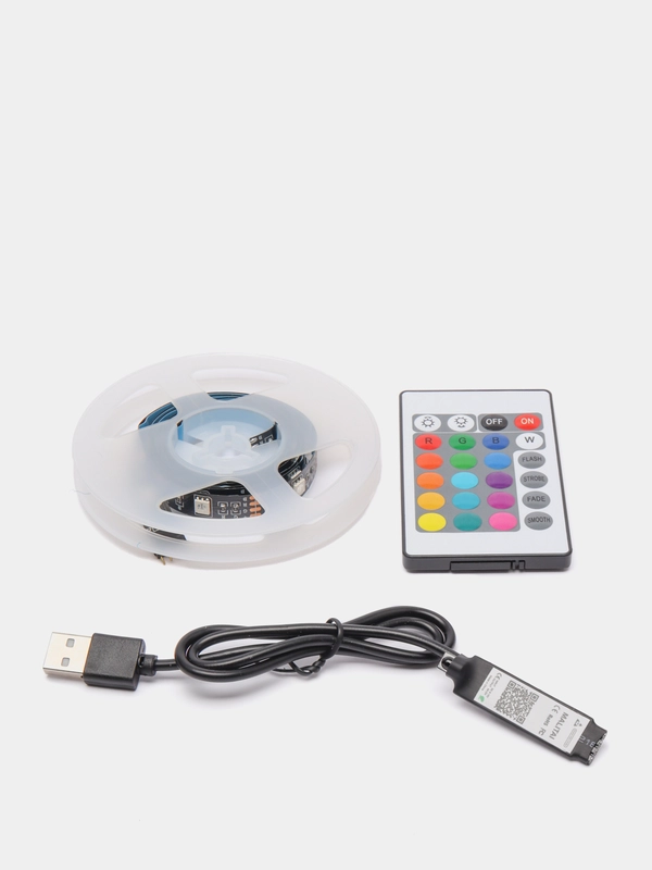 Светодиодная лента RGB /USB и Bluetooth со светомузыкой