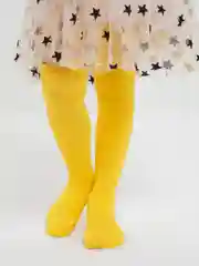 Желтый колготки школьные для девочки