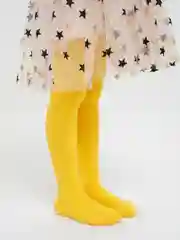 Желтый колготки школьные для девочки