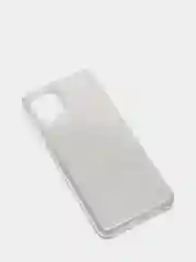 Серебряный чехол  для Samsung Galaxy A22 / M32/M22  силиконовый с блестками Противоударный чехол
