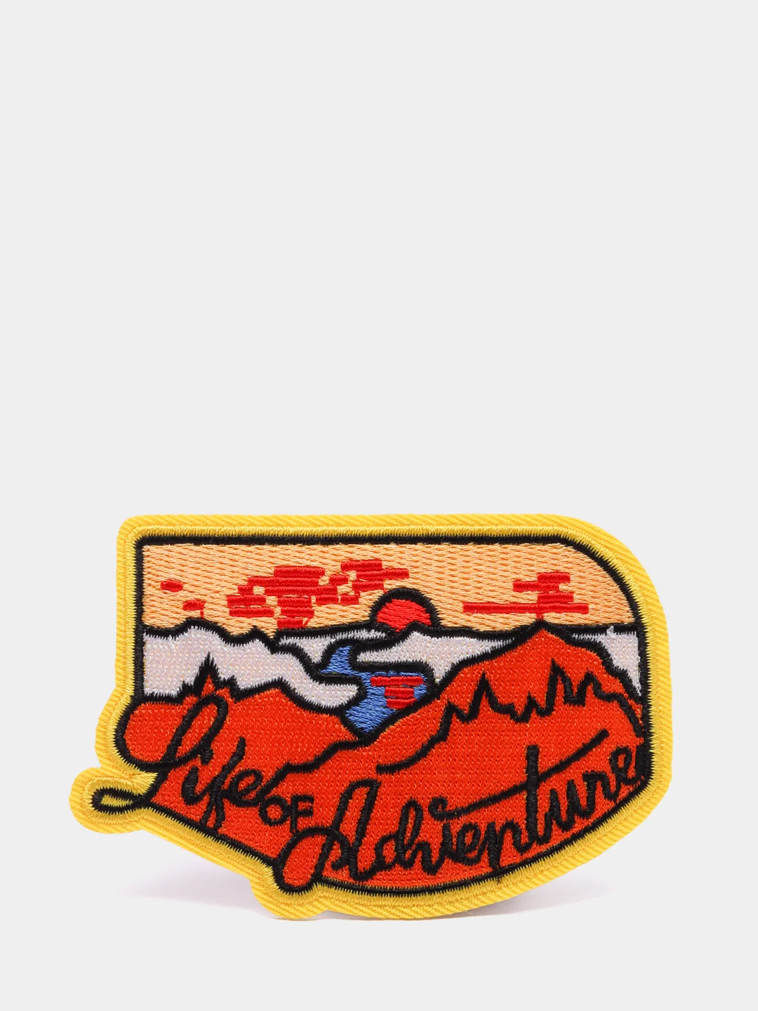 Оранжевый термонашивки Adventure