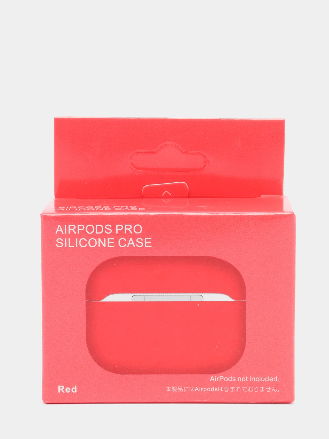 Красный силиконовый чехол для наушников AirPods Pro