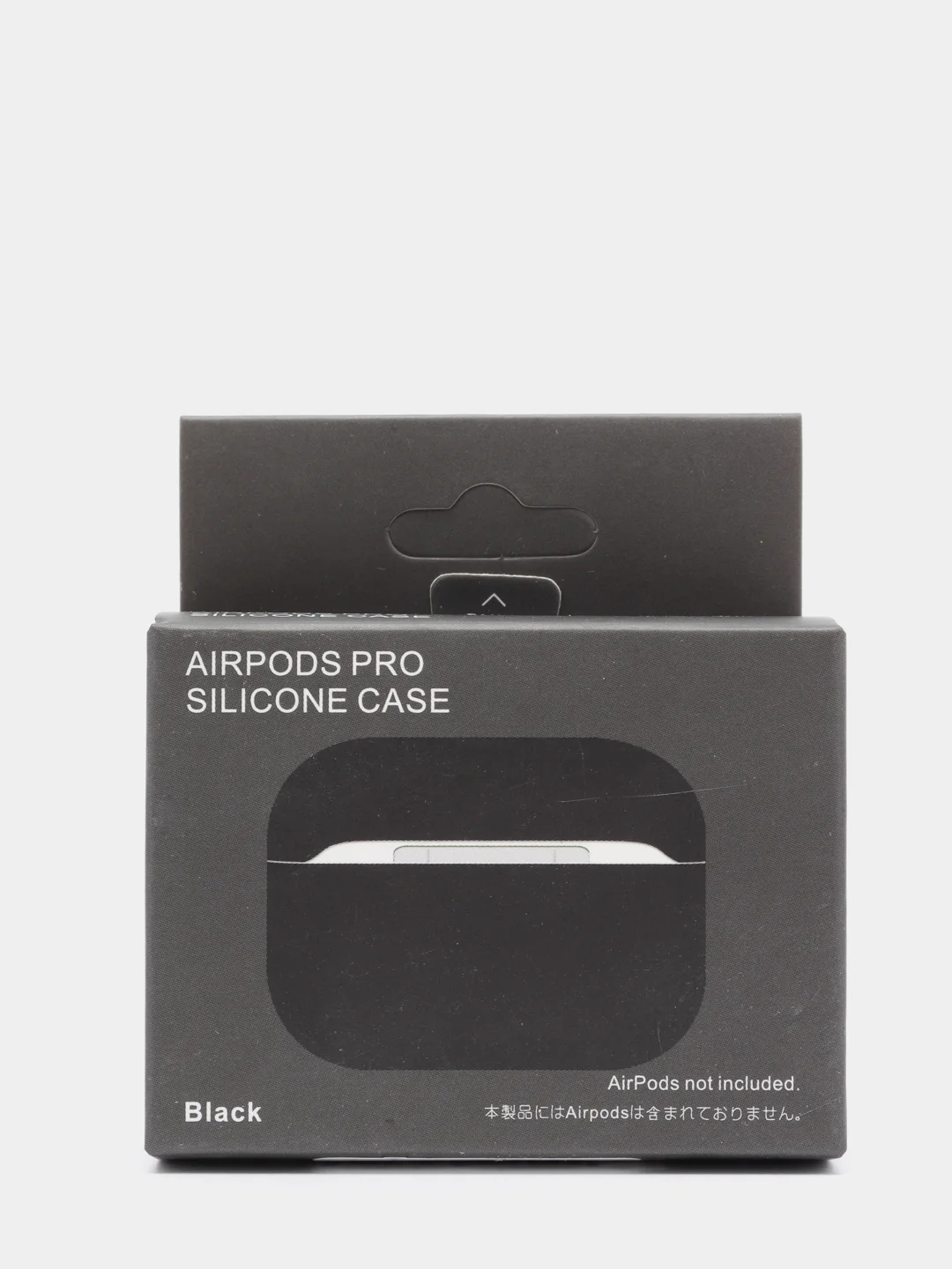 Черный силиконовый чехол для наушников AirPods Pro
