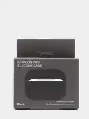 Черный силиконовый чехол для наушников AirPods Pro