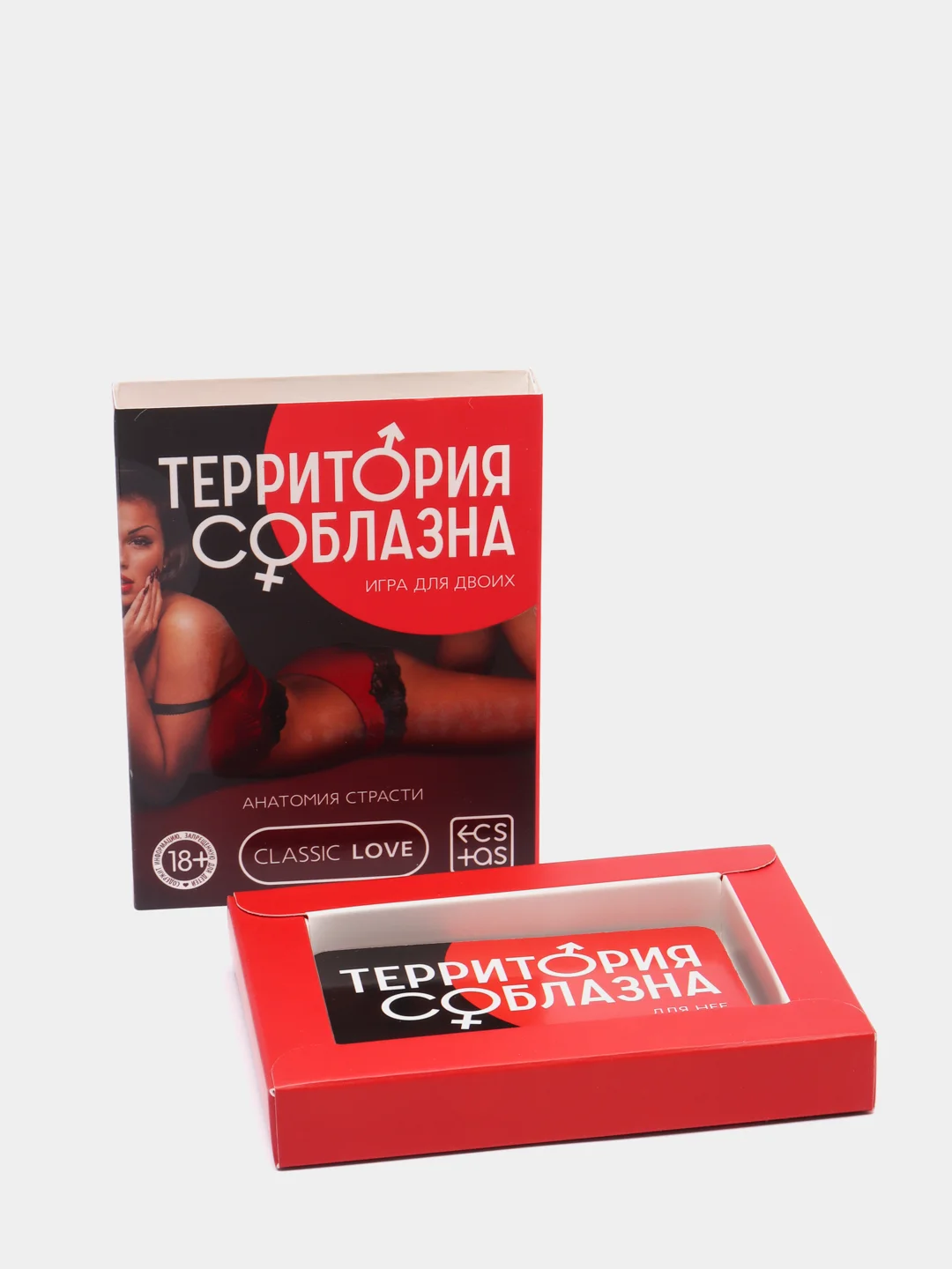 Игра для двоих "Территория соблазна. Анатомия страсти", 30 карт, 18+