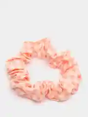 Коралловый меланж резинка для волос, в клетку