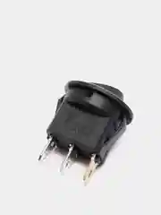 Переключатель IRS-101E-8C/D on-off, черный, (6A 250VAC)