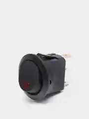 Переключатель IRS-101E-8C/D on-off, черный, (6A 250VAC)