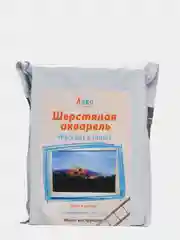 Набор для творчества в технике шерстяной акварели. Картина из шерсти Рассвет в поле. ЛеКо