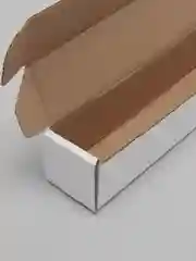 Белый коробка подарочная крафт, для упаковки подарков 220x40x40мм, 3 штуки, самосборная