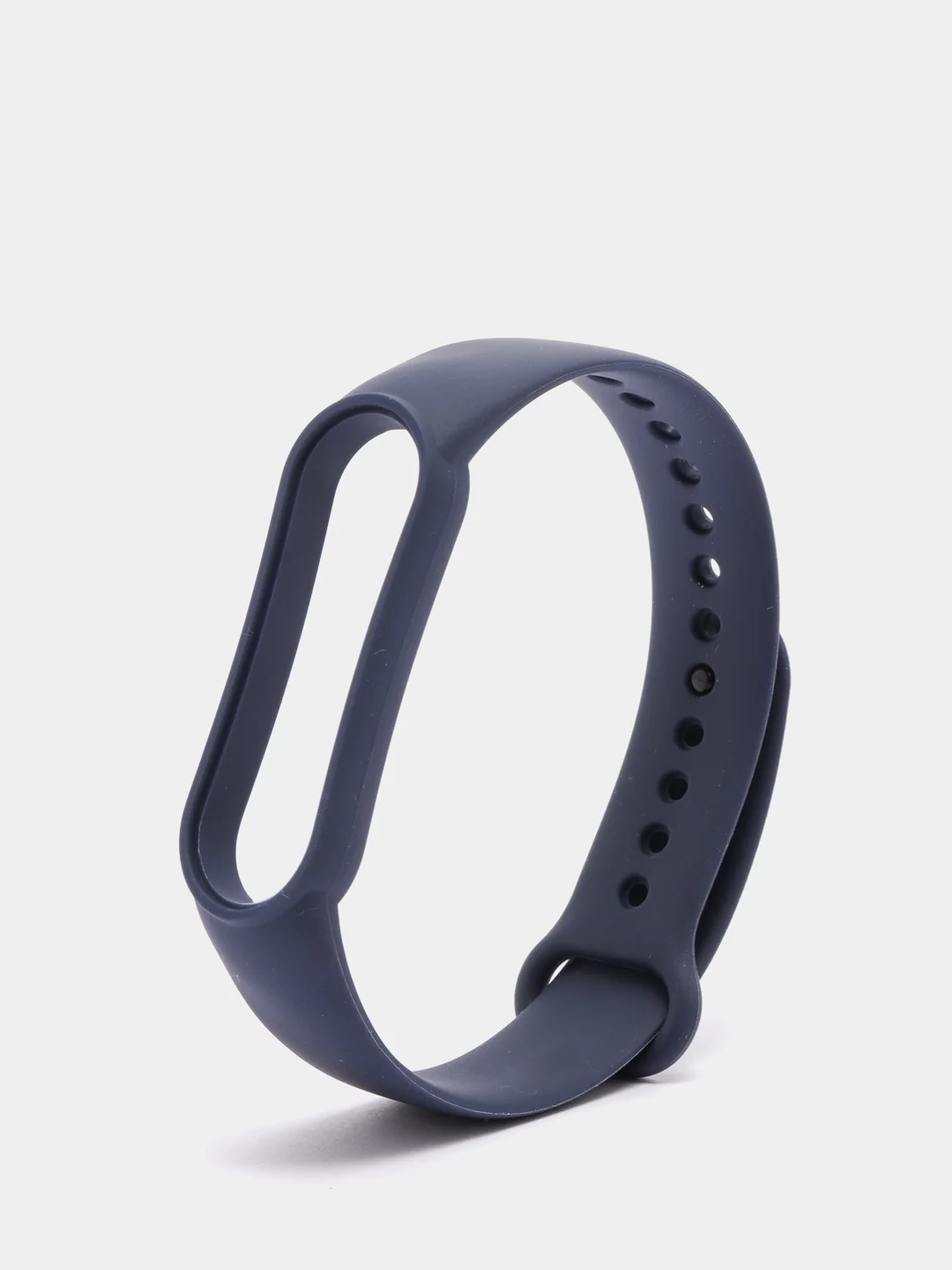 Темно-синий ремешок для Xiaomi Mi Band 5 6 фитнес браслета силиконовый