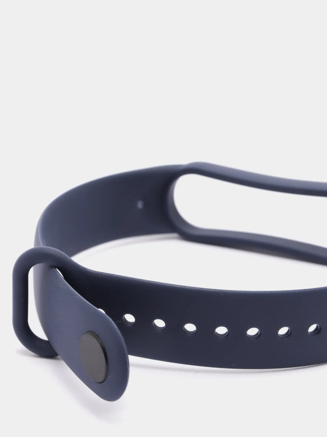 Темно-синий ремешок для Xiaomi Mi Band 5 6 фитнес браслета силиконовый