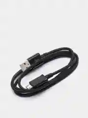 Черный usb Кабель для Android Samsung, Honor, Xiaomi MicroUSB 1 метр 2.4A