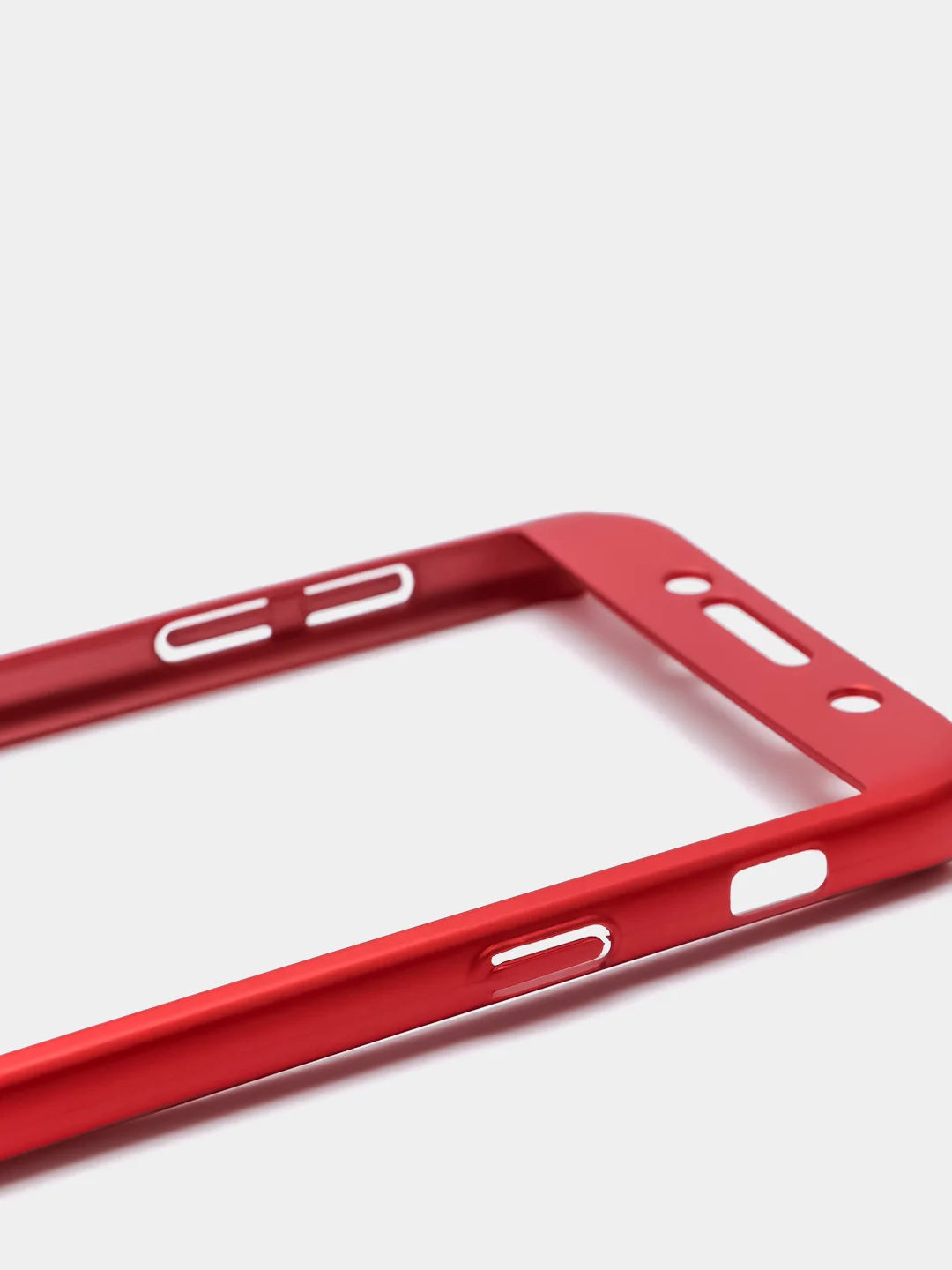 Алый чехол и стекло для Samsung A3 17, пластиковый, матовый