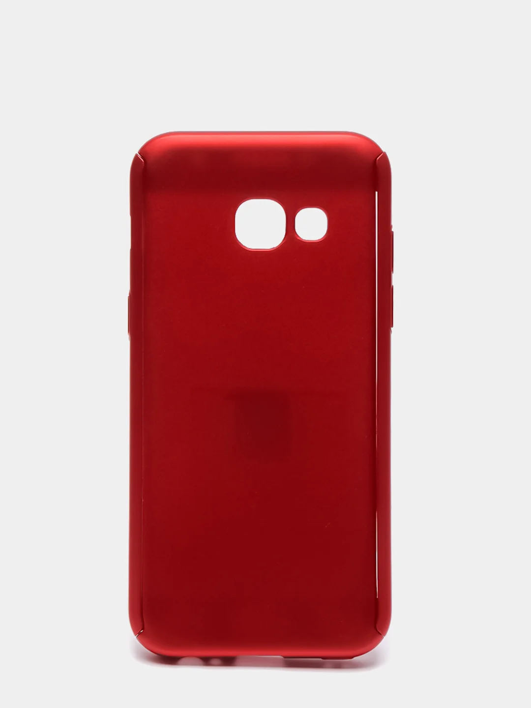 Алый чехол и стекло для Samsung A3 17, пластиковый, матовый