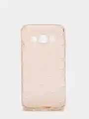 Золотой чехол-накладка для Samsung (Самсунг) А3 2015 (А300F), соты